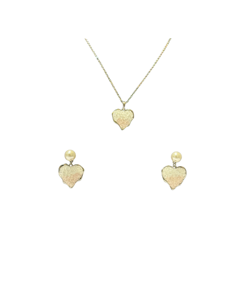 Blush Heart Pearl Set