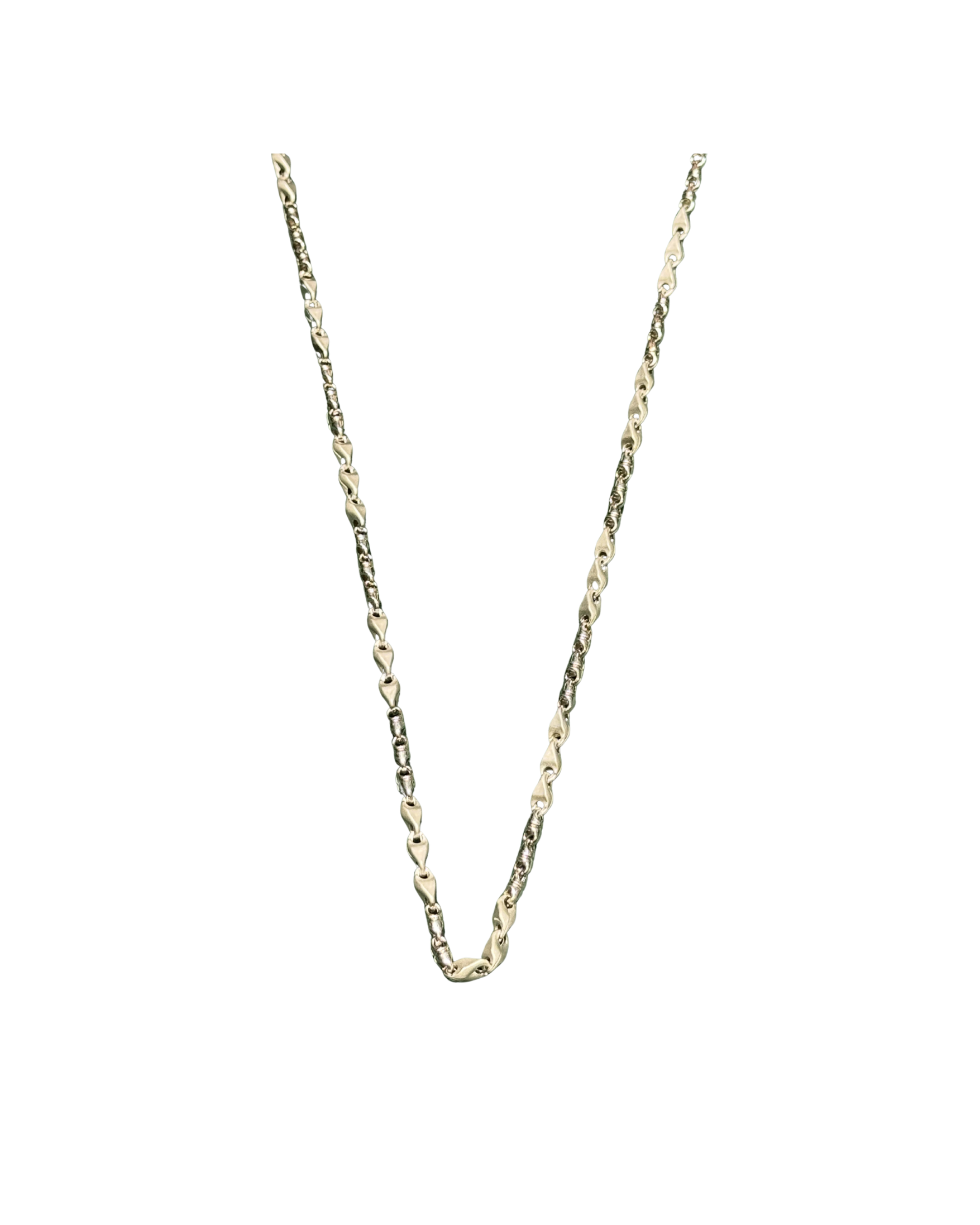 Silver Twist Link Chain