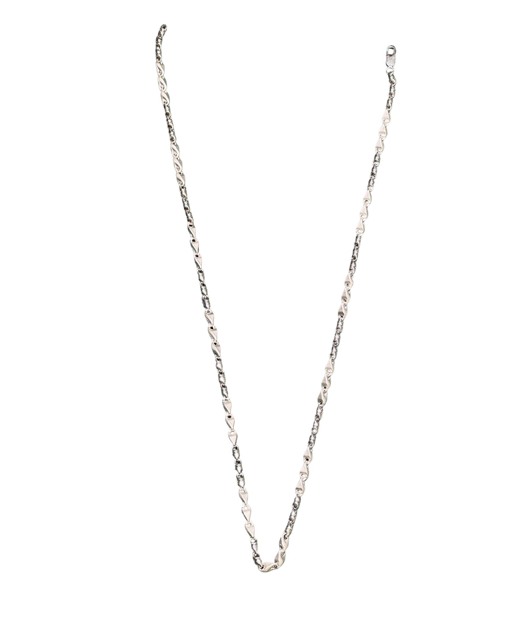 Silver Twist Link Chain