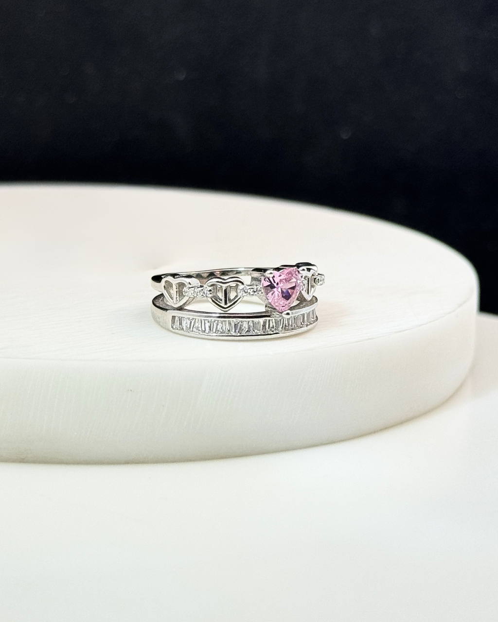 Blush Heart Promise Ring