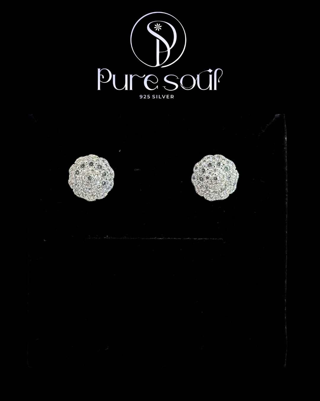 Moonflower Sparkle Studs