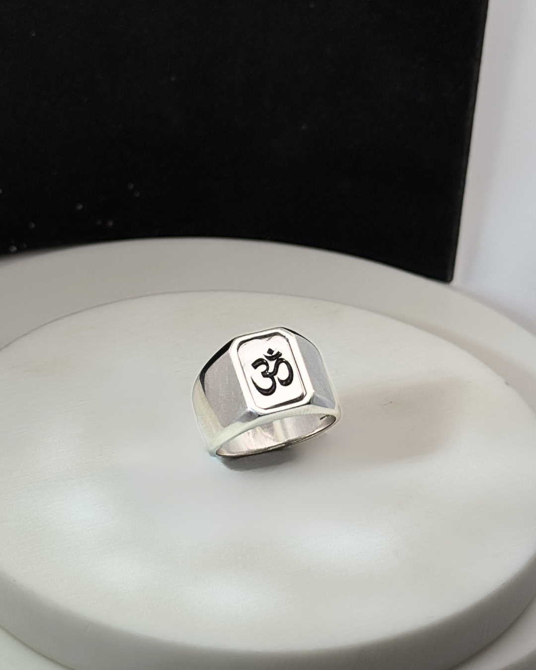 Ganesha Om Reversible Ring