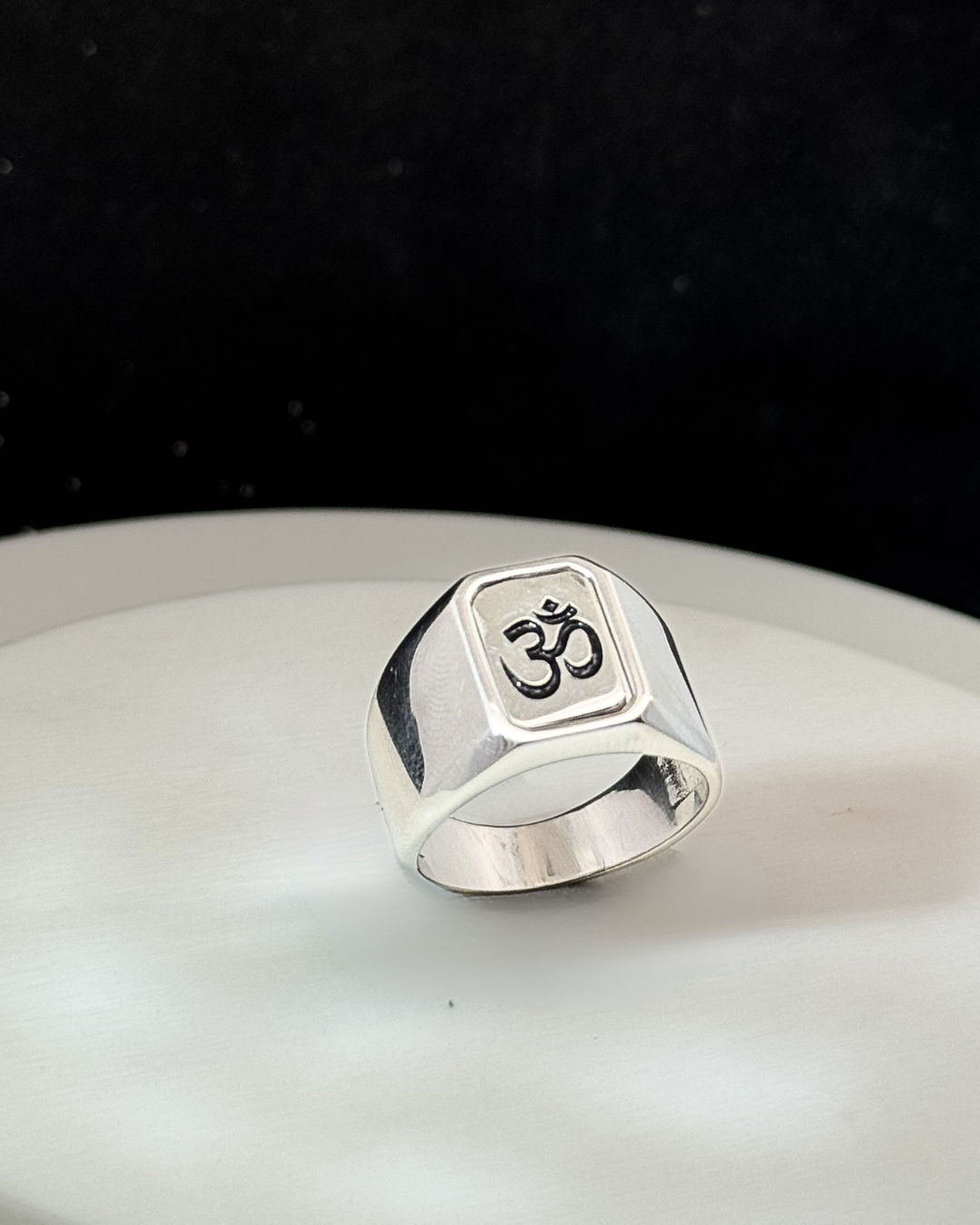 Ganesha Om Reversible Ring