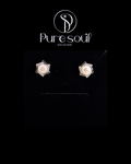 Pearl Halo Studs
