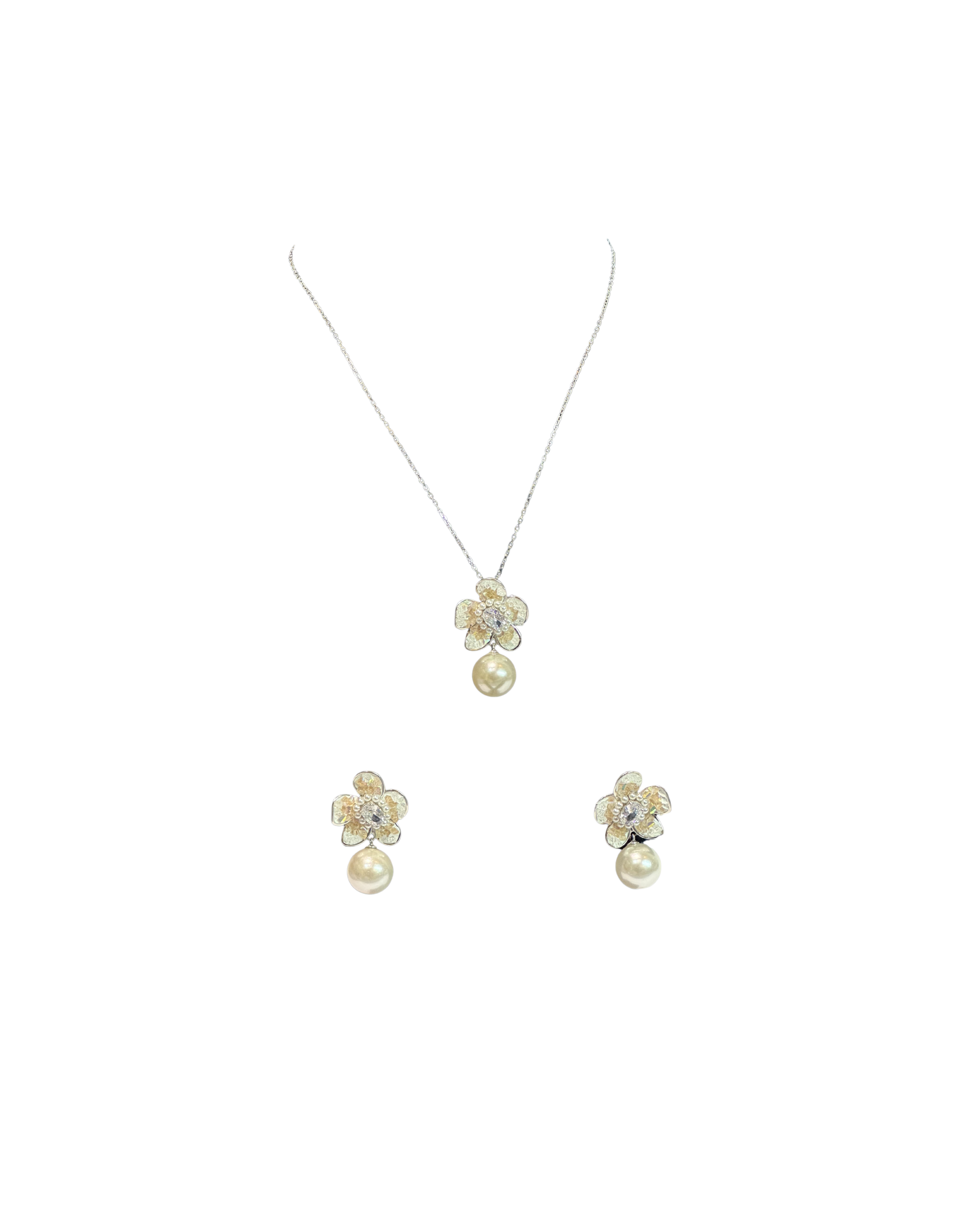 Vintage Blossom Pearl Set