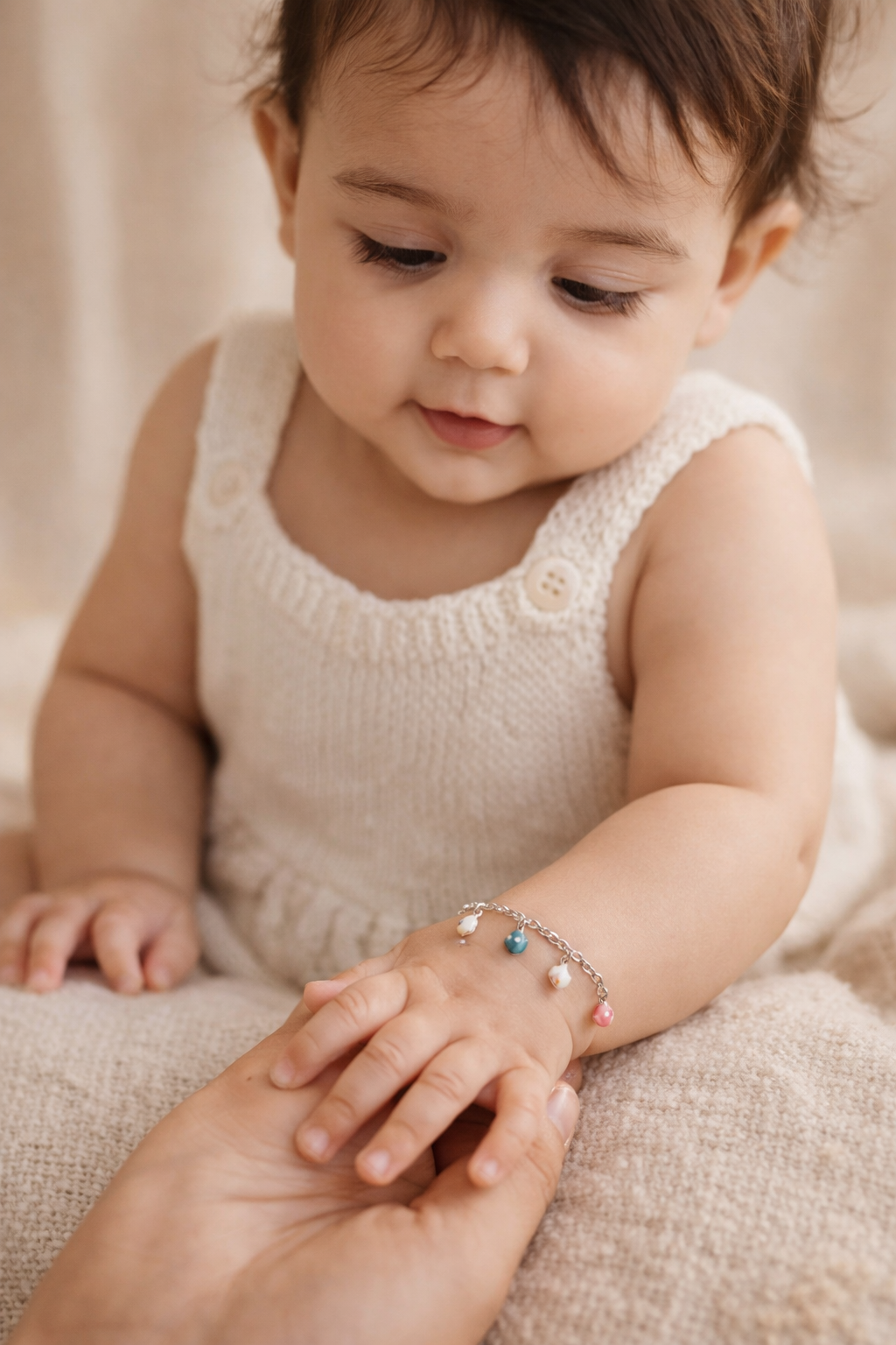 Heart & Star Baby Bracelet