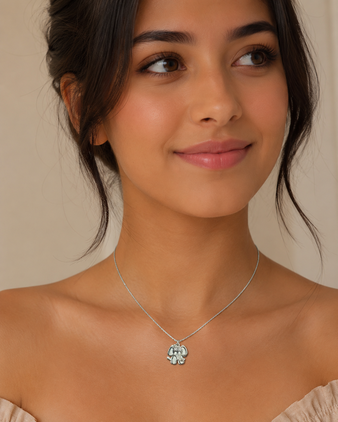 Dainty Elephant Charm Chain