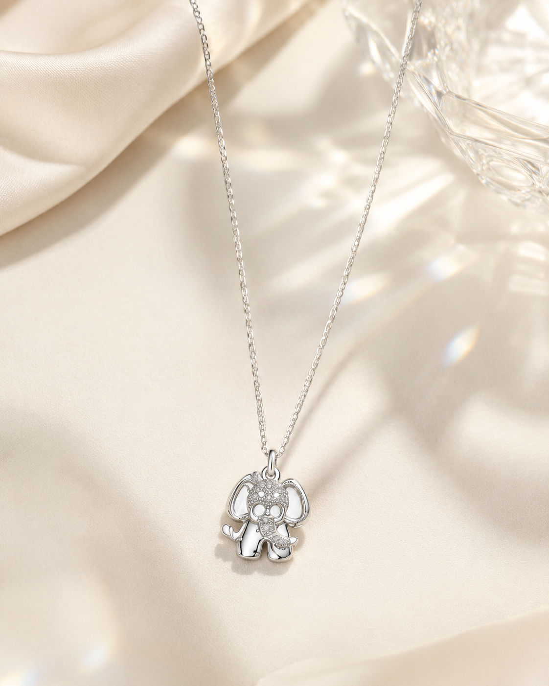 Dainty Elephant Charm Chain