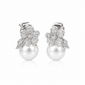 Floral Pearl Grace Earrings