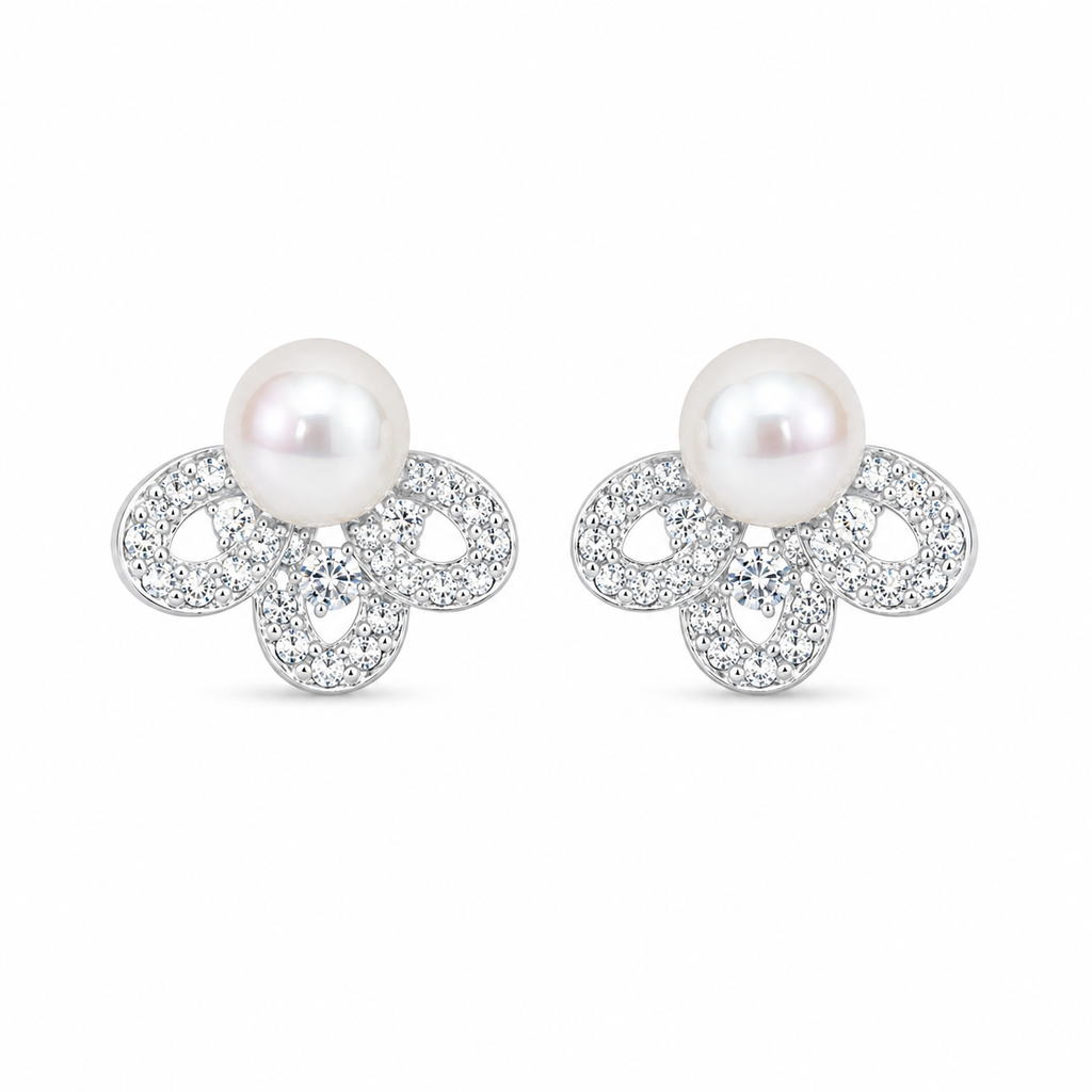Ivory Bloom Earrings
