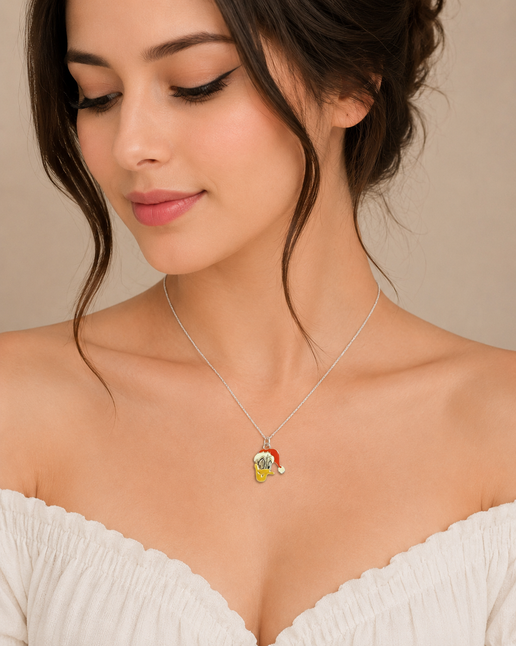 Santa Duck Charm Chain