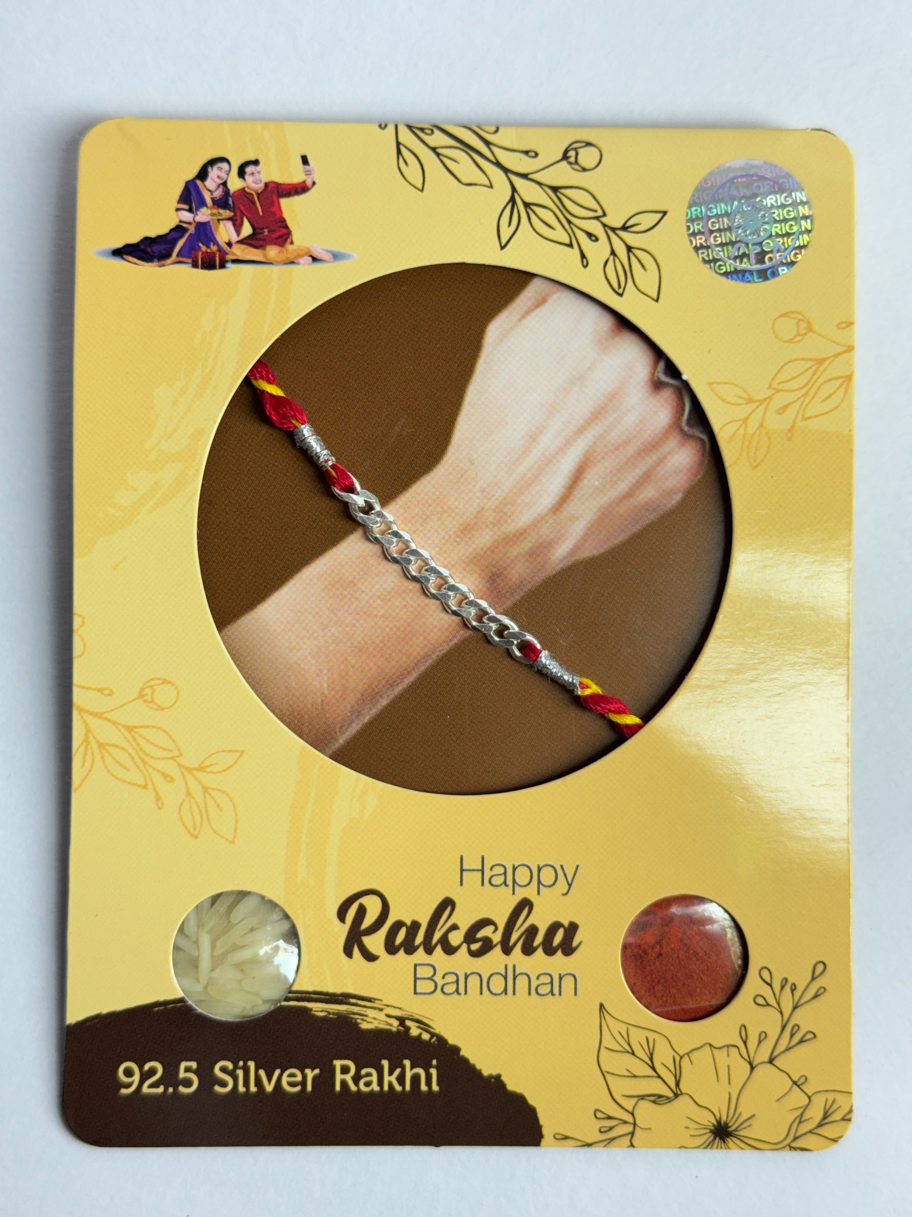 Link Chain Rakhi – 925 Sterling Silver