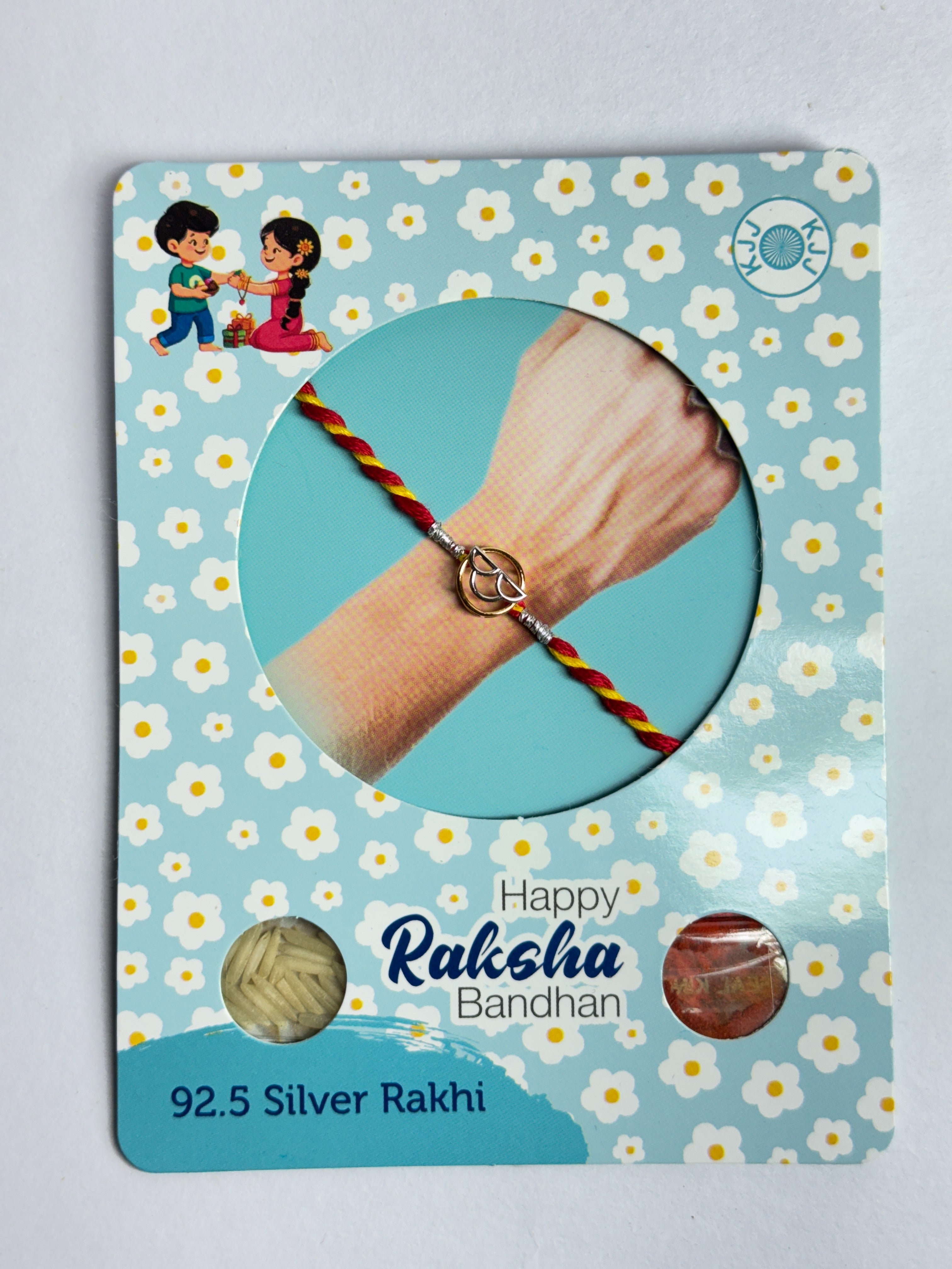 Smiley Face Rakhi – 925 Sterling Silver