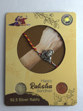 Shiva Rakhi – 925 Sterling Silver