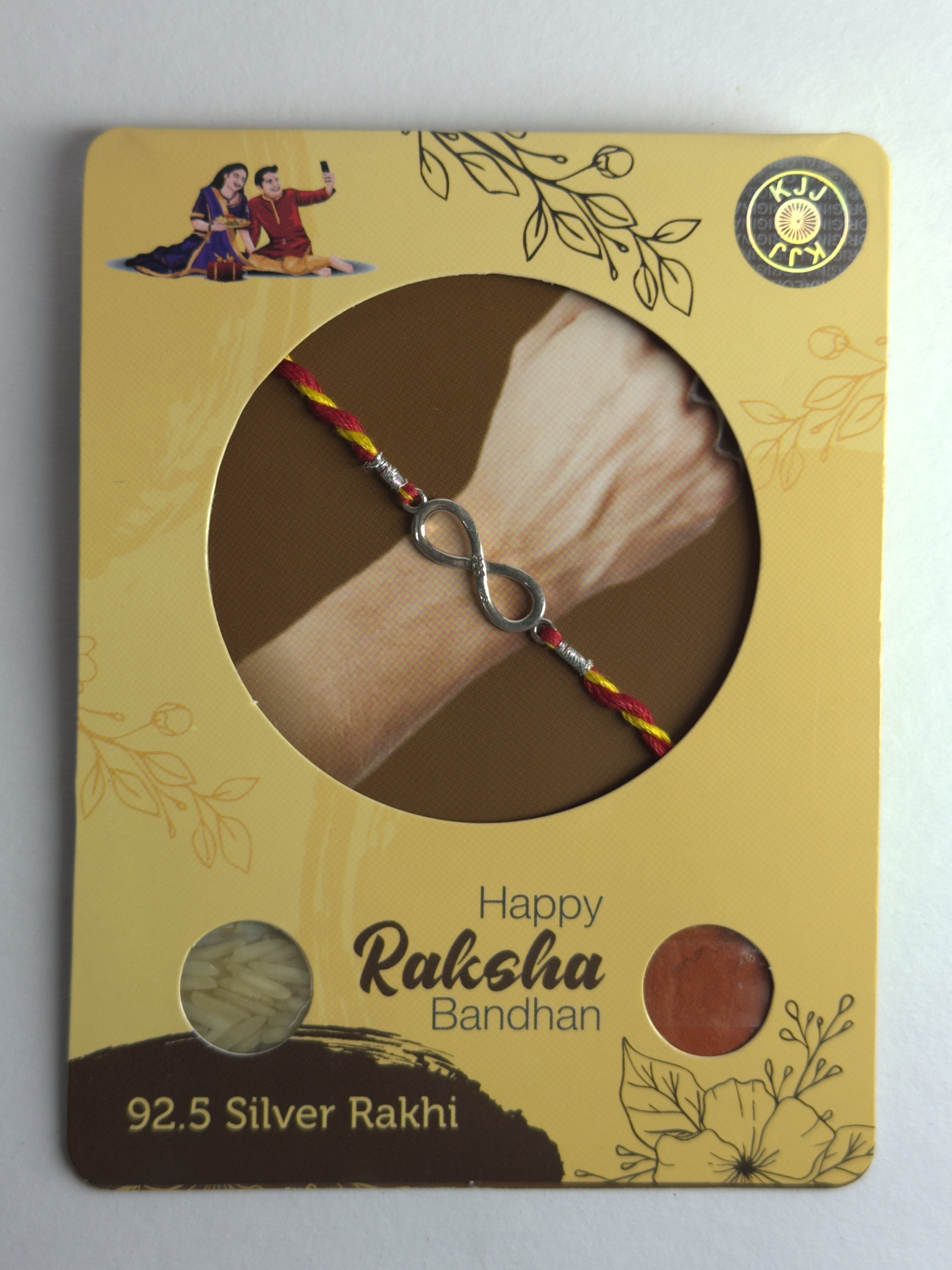 Plain Infinity Rakhi – 925 Sterling Silver