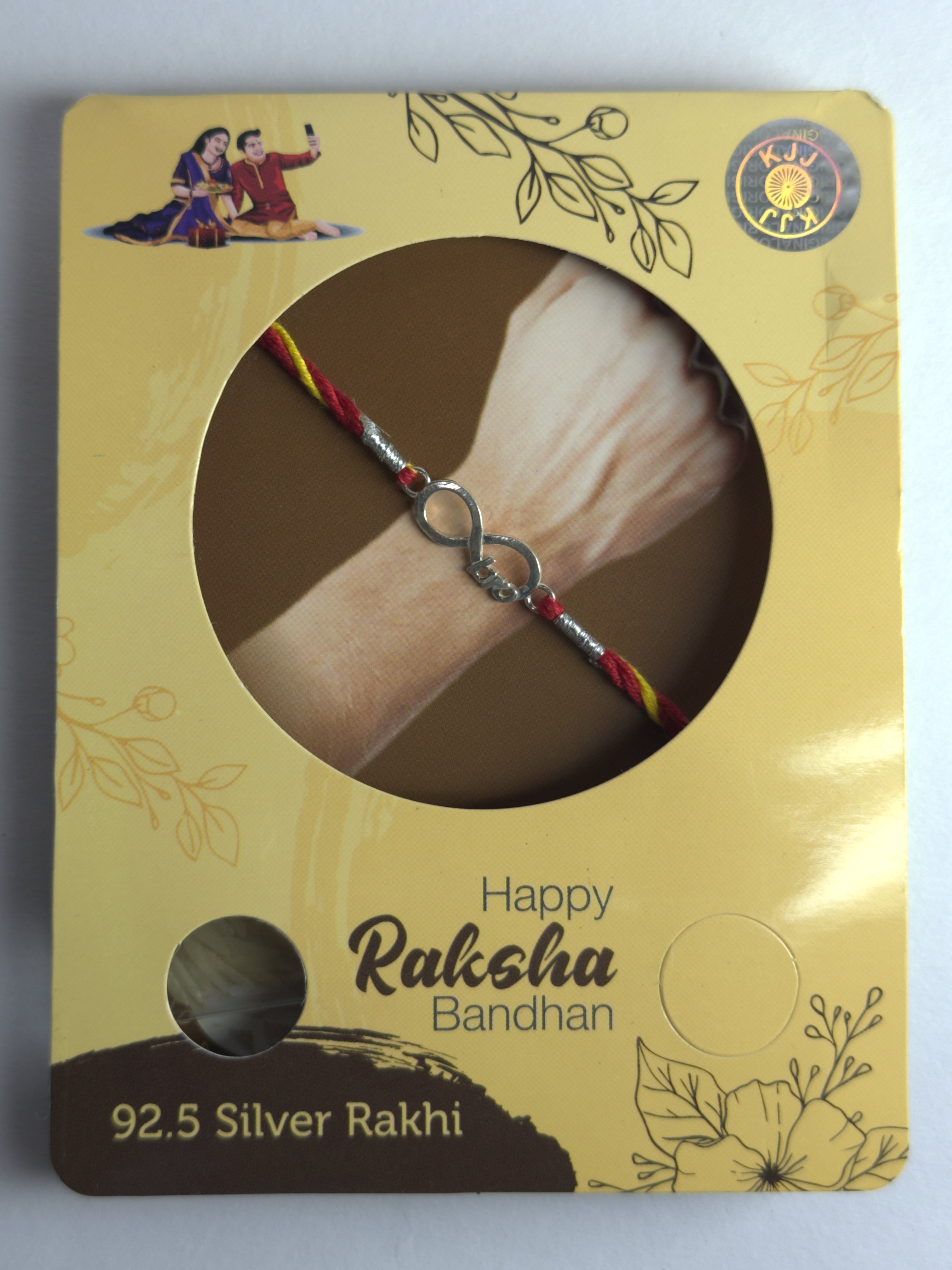 Infinity Bro Rakhi – 925 Sterling Silver