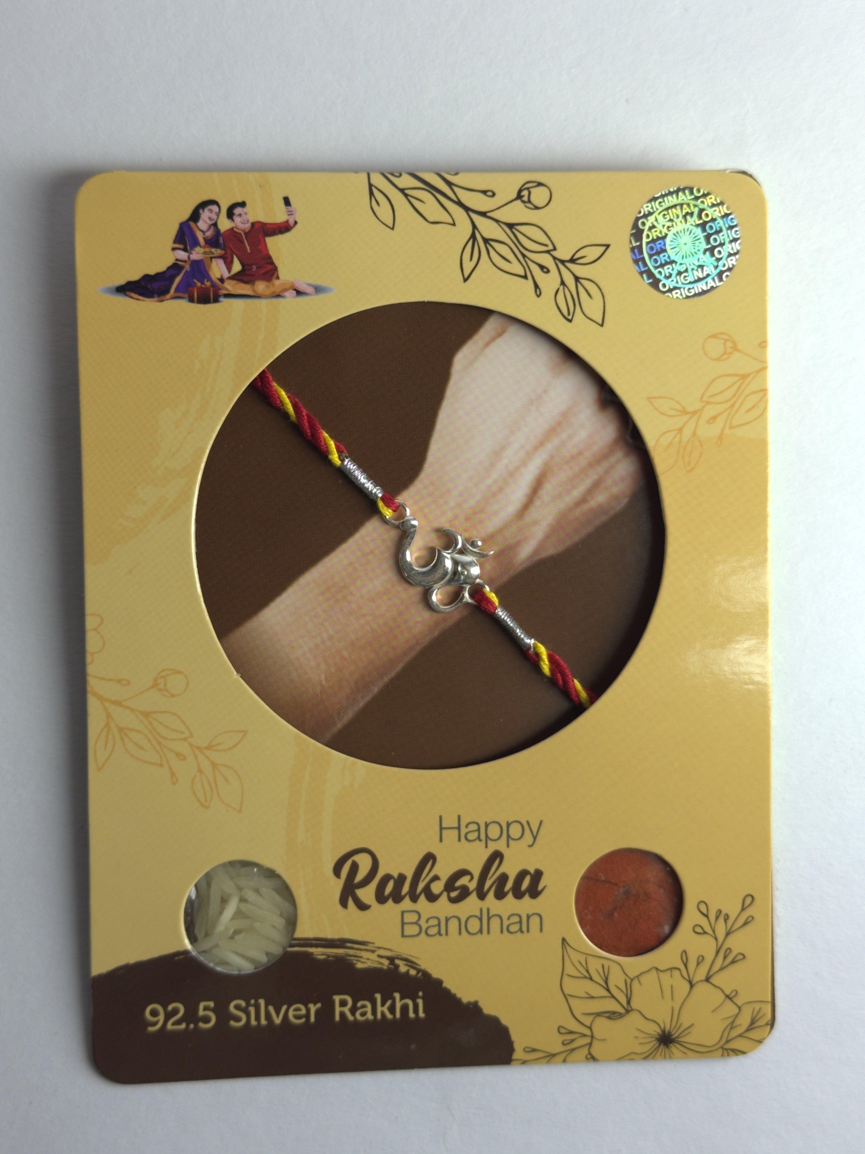 OM Rakhi -925 Sterling Silver