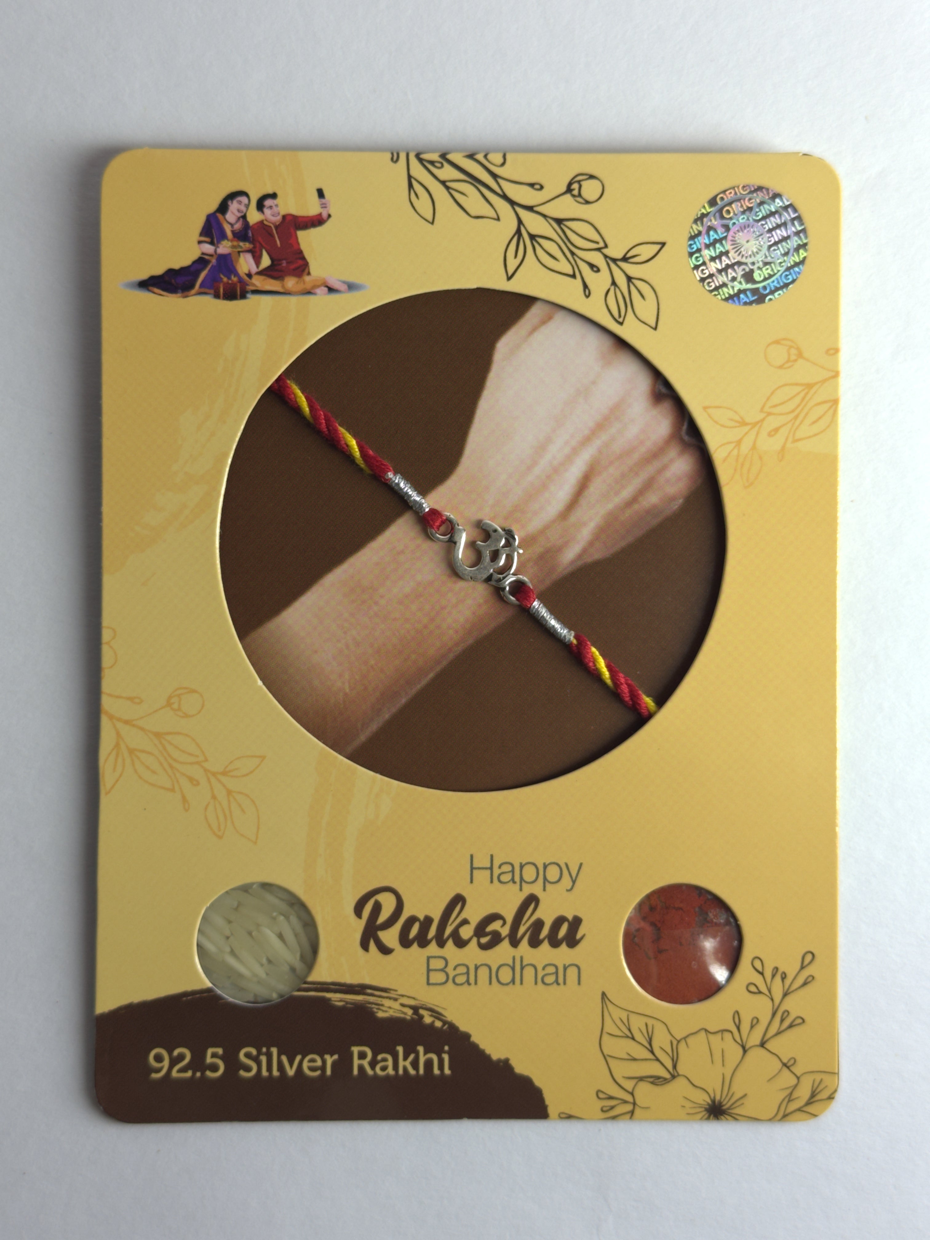 Om Rakhi – 925 Sterling Silver