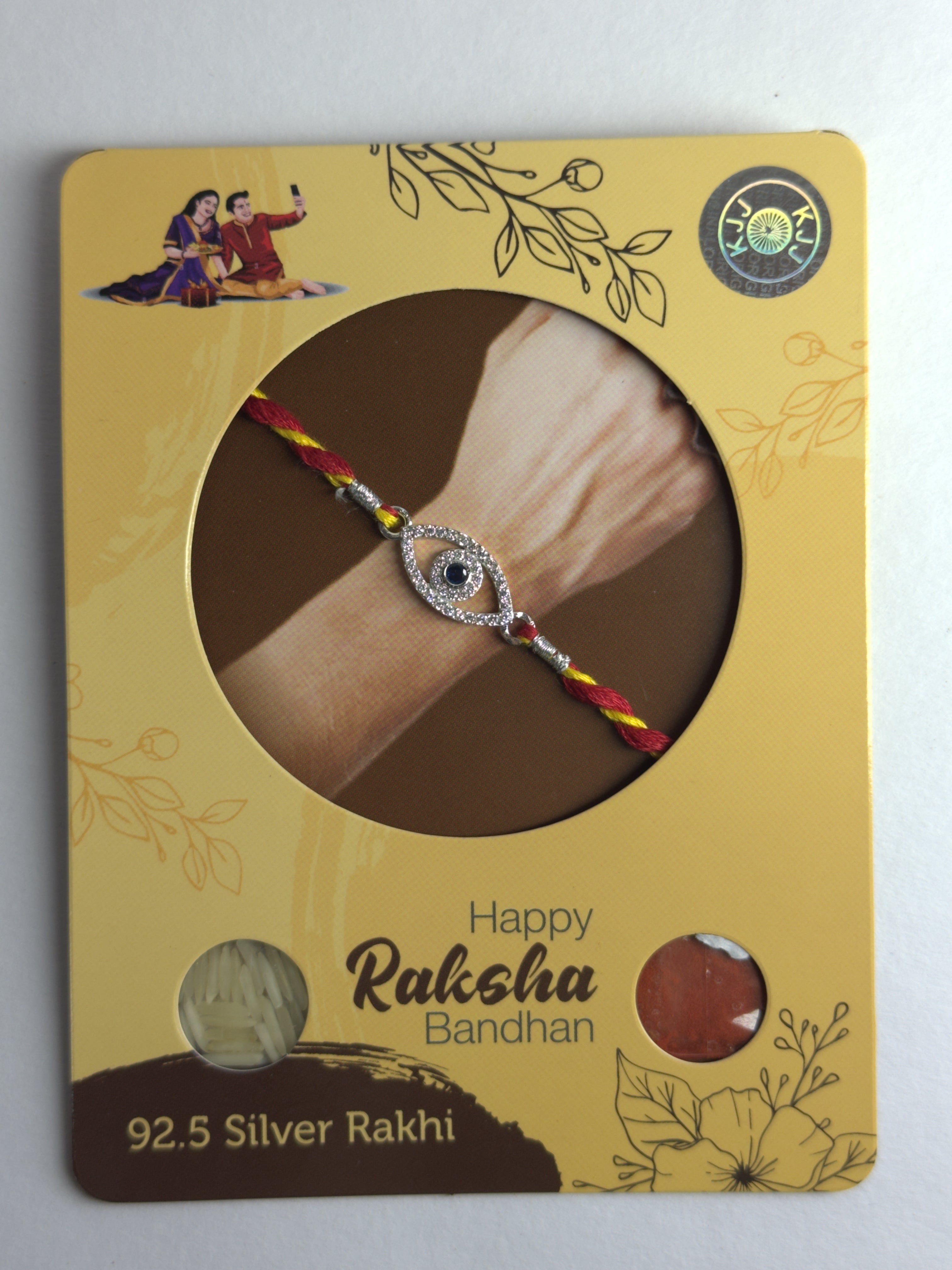 Evil Eye 925 Sterling Silver Rakhi