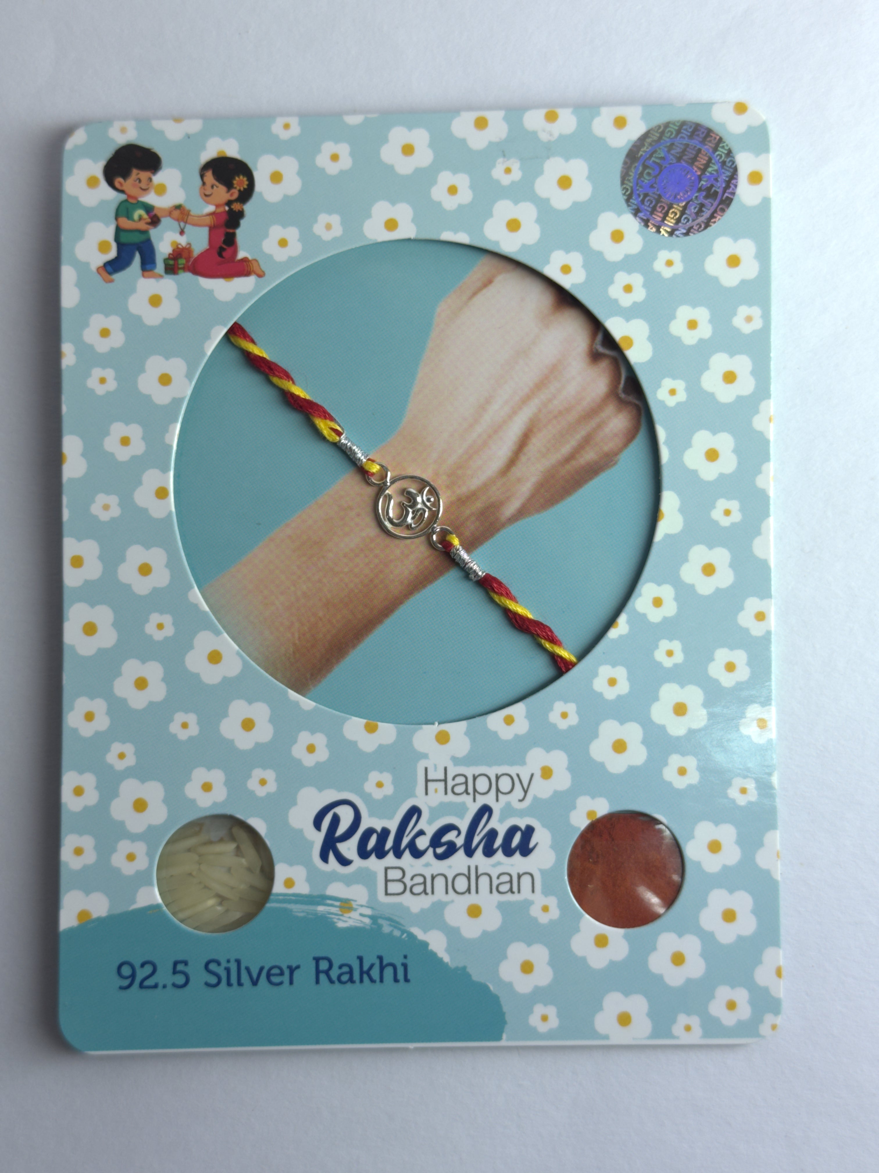 Divine Om Halo Rakhi – 925 Sterling Silver