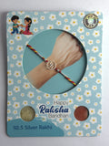Swastik 925 Sterling Silver Rakhi