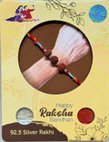 Rudraksha 925 Sterling Silver Rakhi