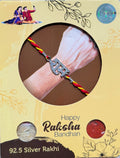 Shree Ram 925 Sterling Silver Rakhi