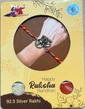 Ganesha Om 925 Sterling Silver Rakhi