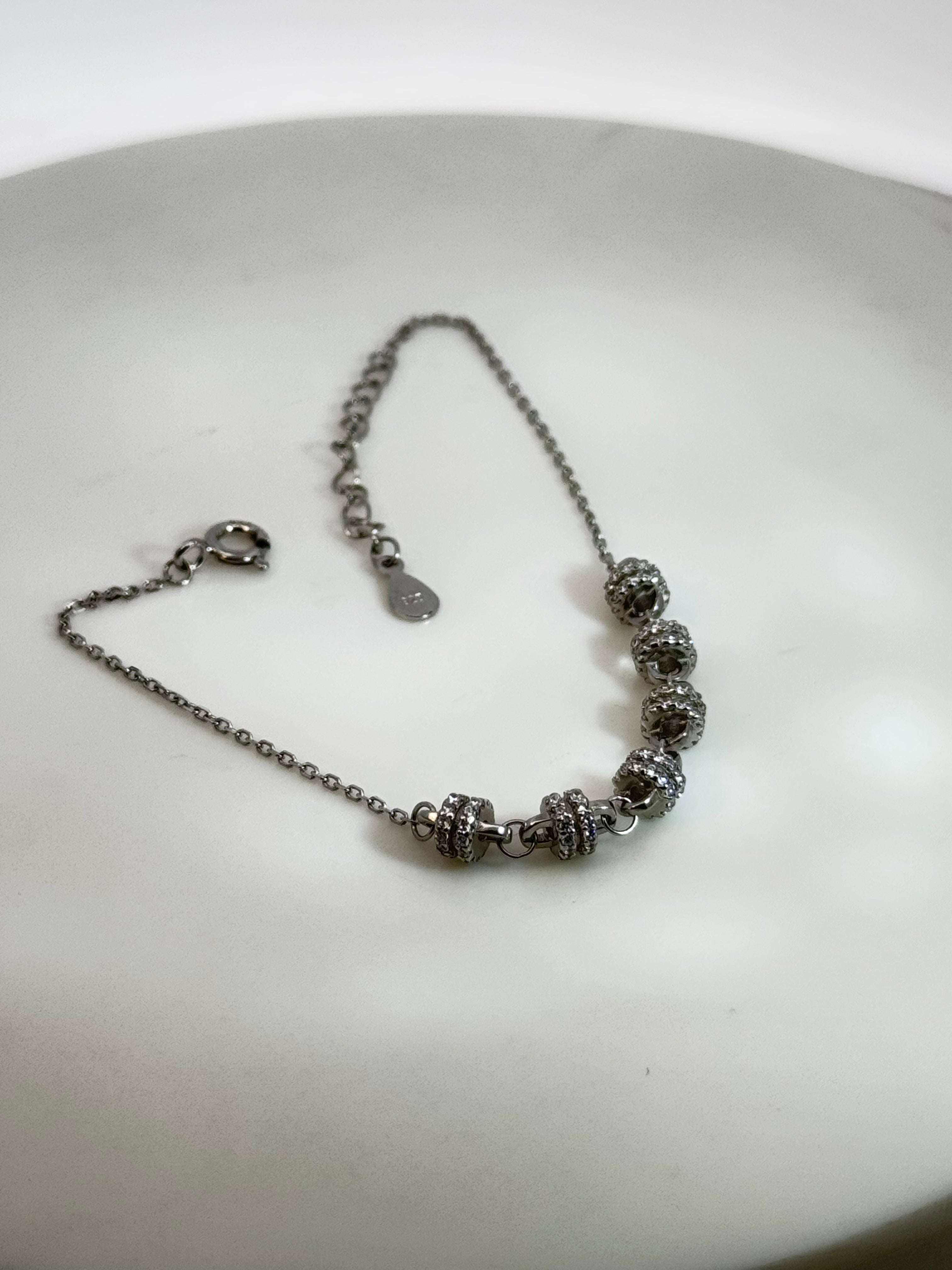 Luna Loop Silver Bracelet